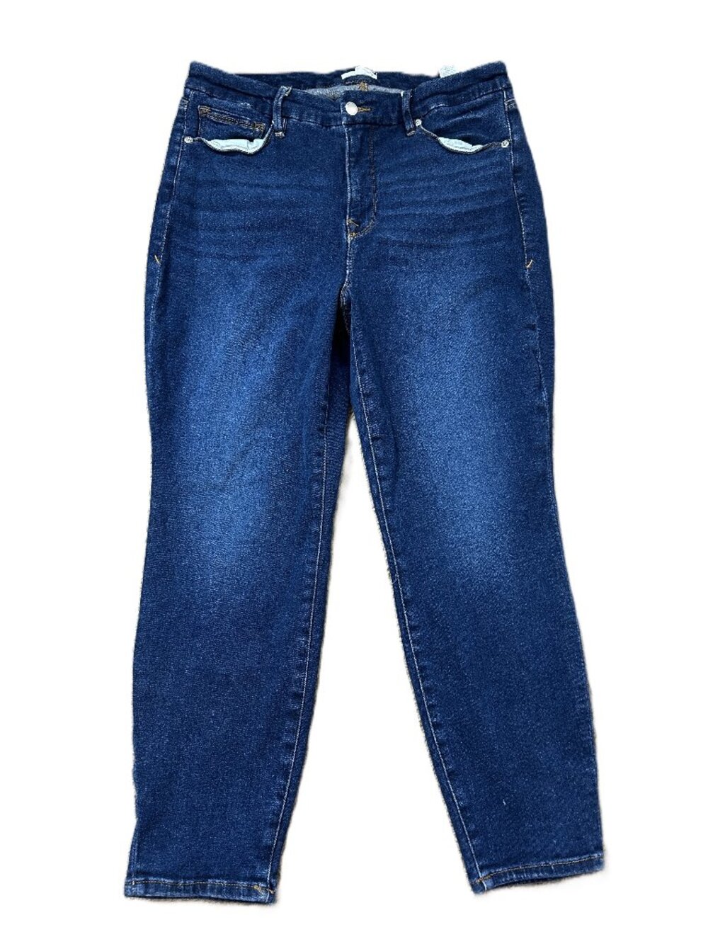 Good American Good Petite Skinny 15 Med Wash Jeans